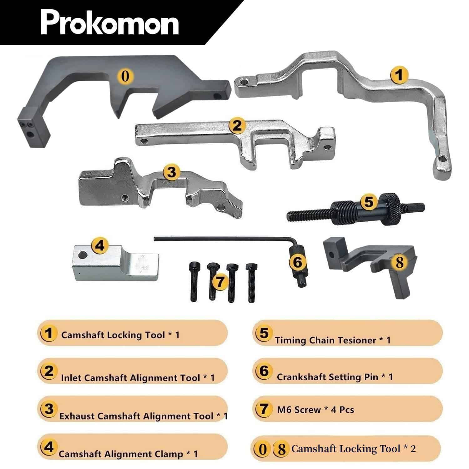 Prokomon Juego de Herramientas de Alineación de Árbol de - Imagen 3