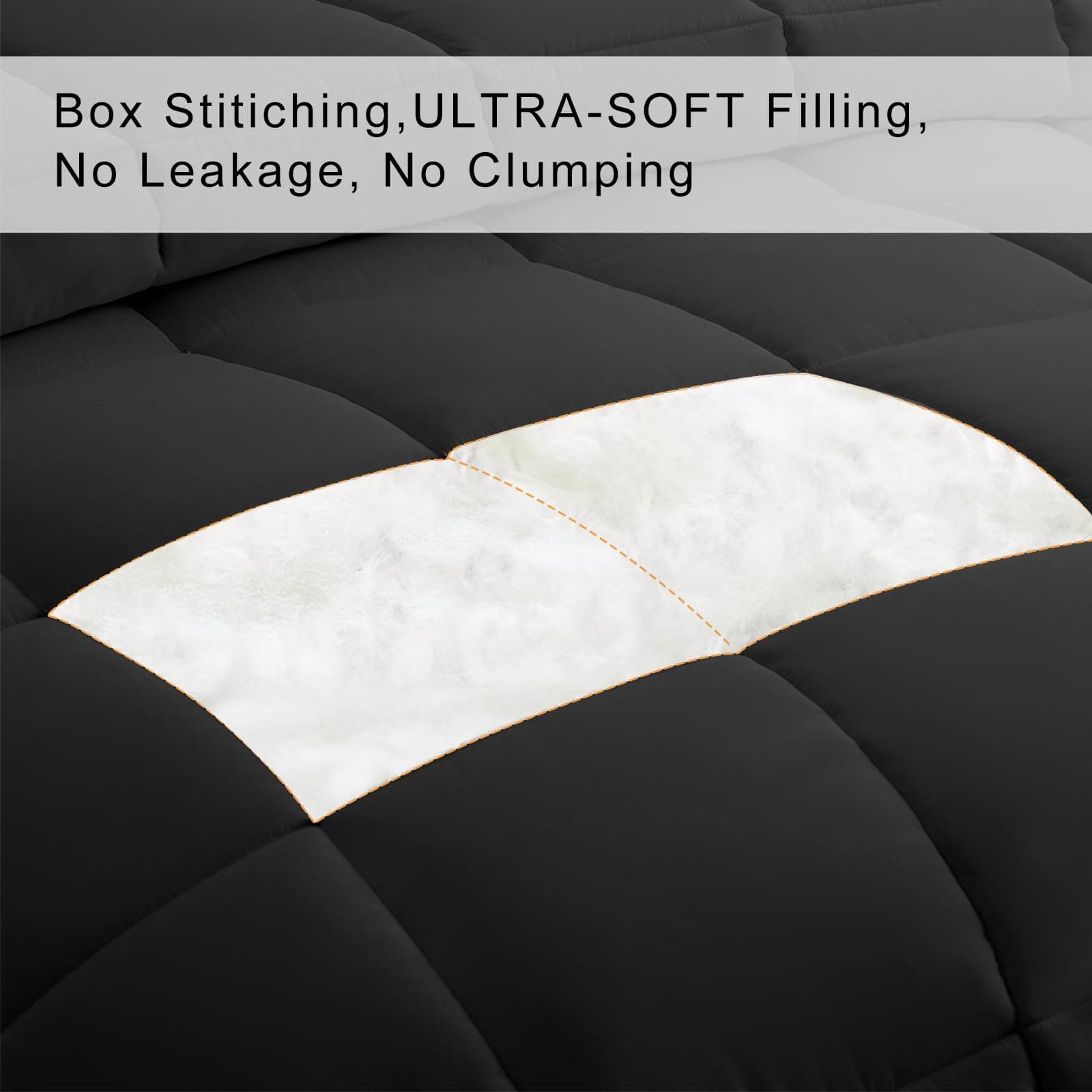 Edredón de Tamaño King COHOME 2200 Series de Alternativa de - Imagen 4