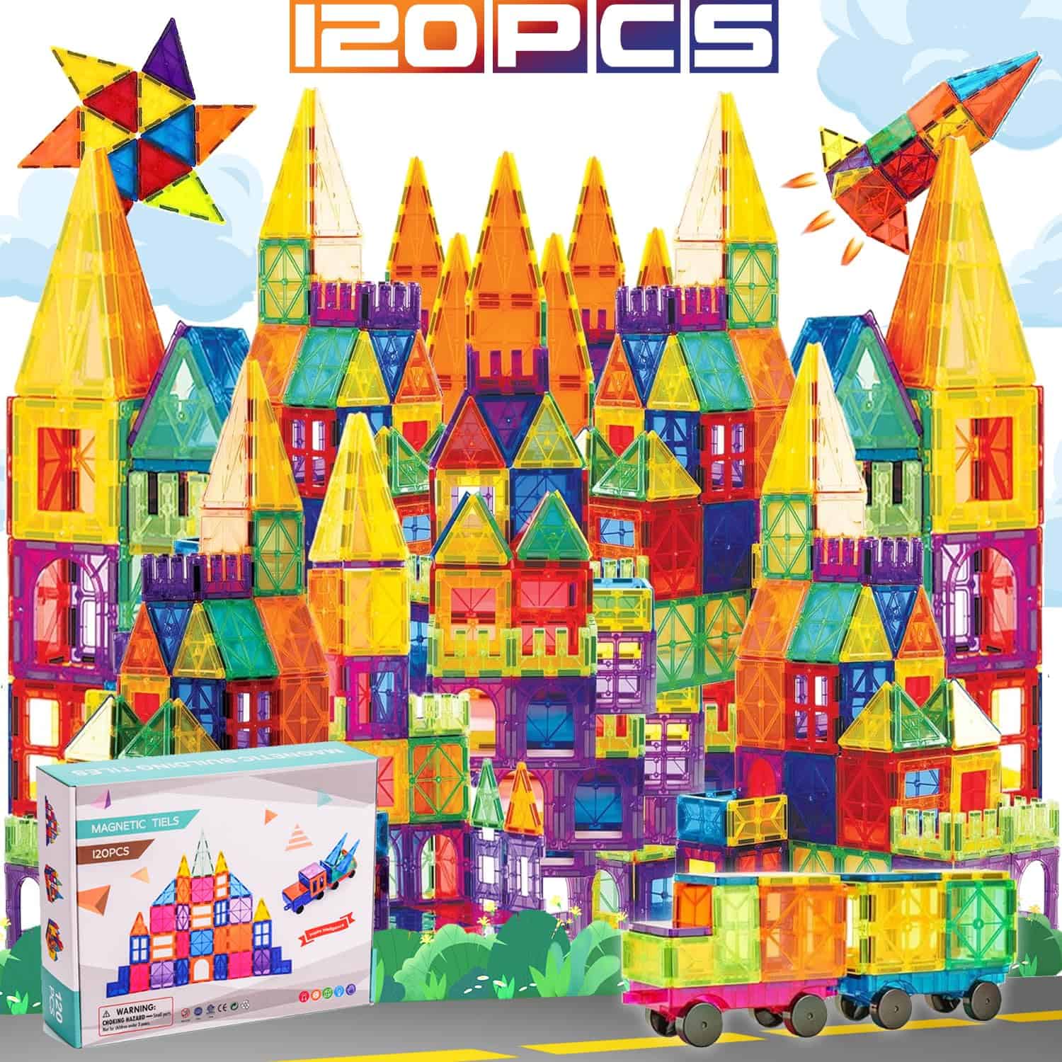 Conjunto de 120 piezas de Bloques de Construcción