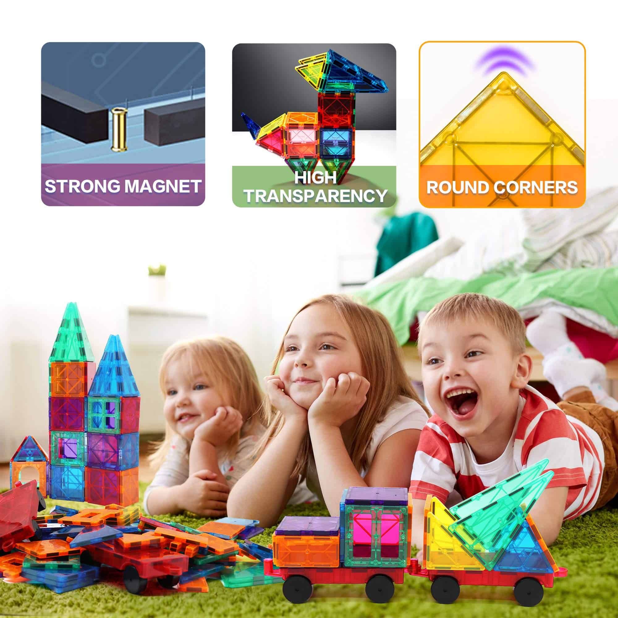 Conjunto de 120 piezas de Bloques de Construcción - Imagen 6