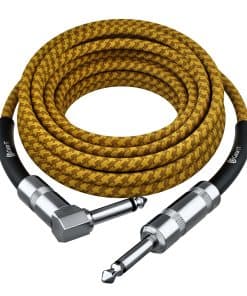 Cable de Instrumento de Audio GearIT (25 pies) Angulado a