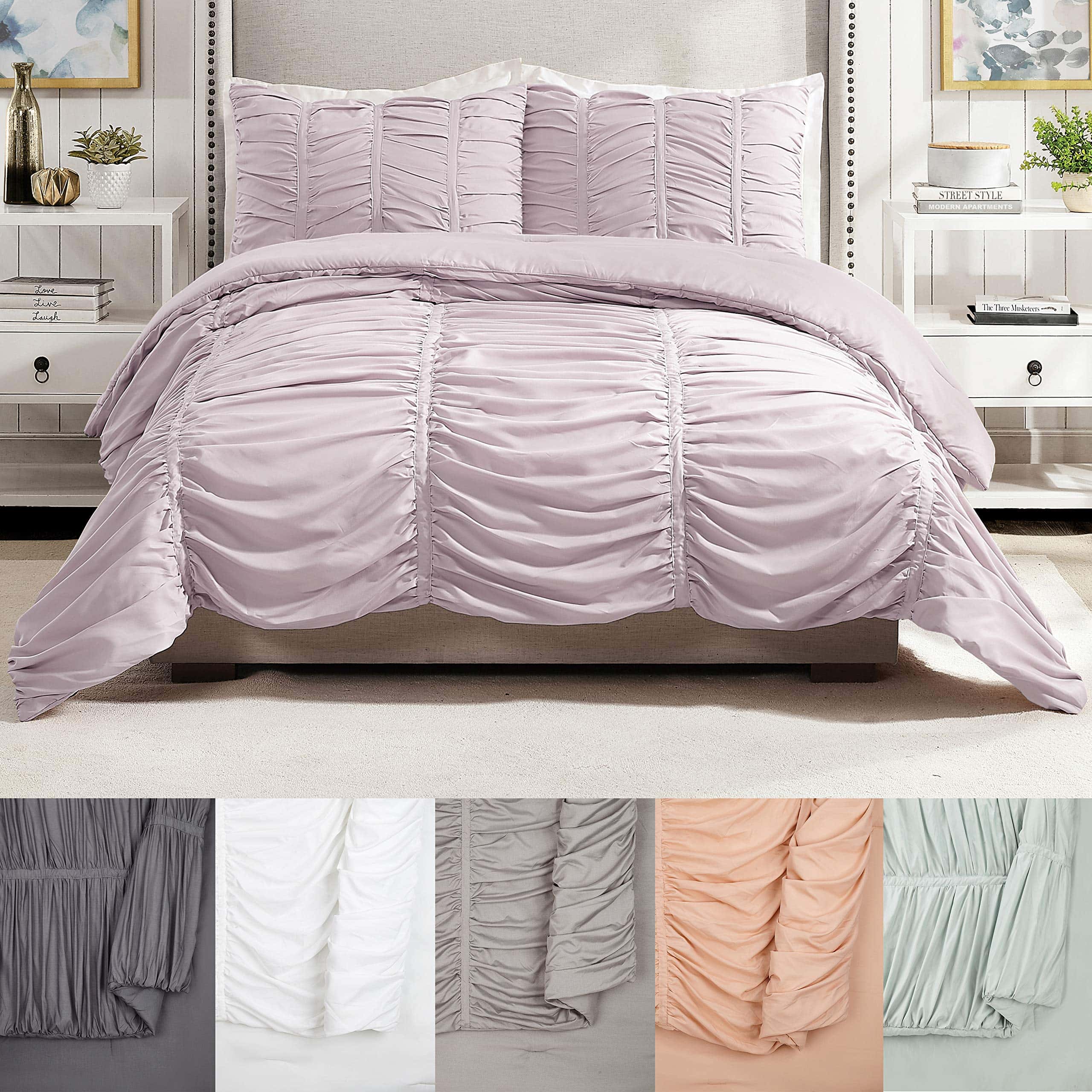 Juego de Edredón 3 Piezas MODERN HEIRLOOM Emily Texture