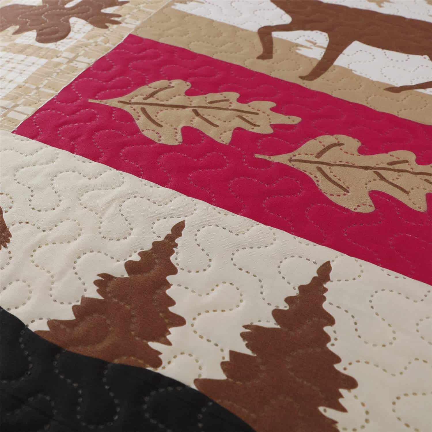 Juego de Edredón Rústico Tamaño Completo/Queen (90"x90") - Imagen 8