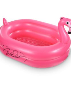 Piscina Inflable de Flamenco con Piso Inflable Suave para