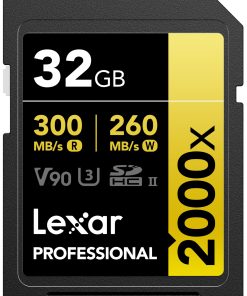 Tarjeta de Memoria Lexar 32GB Professional 2000x SDHC,
