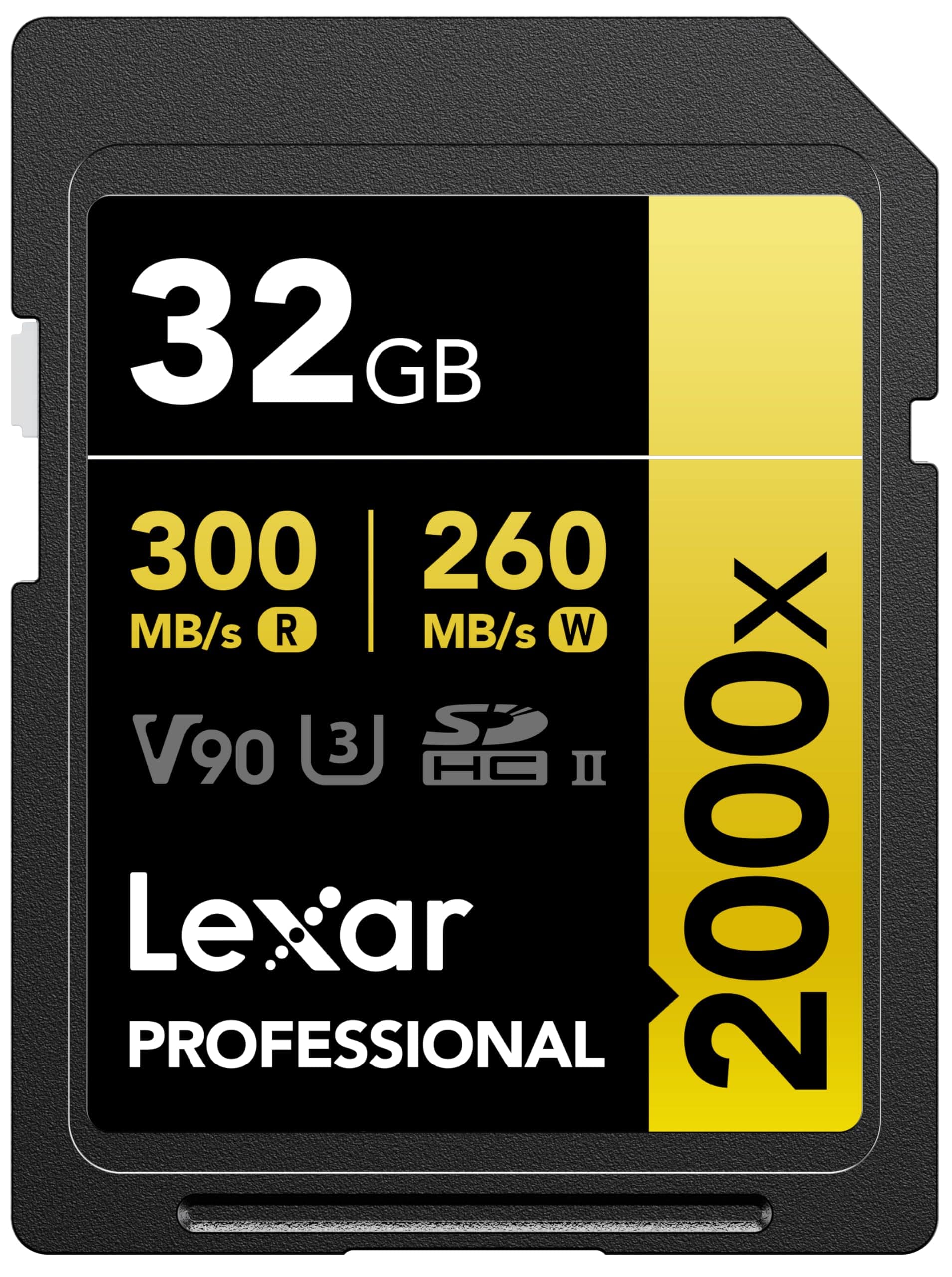 Tarjeta de Memoria Lexar 32GB Professional 2000x SDHC,