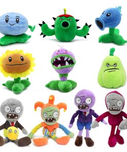 Maikerry 10 Piezas Plantas de Peluche 1&2 PVZ Figura de