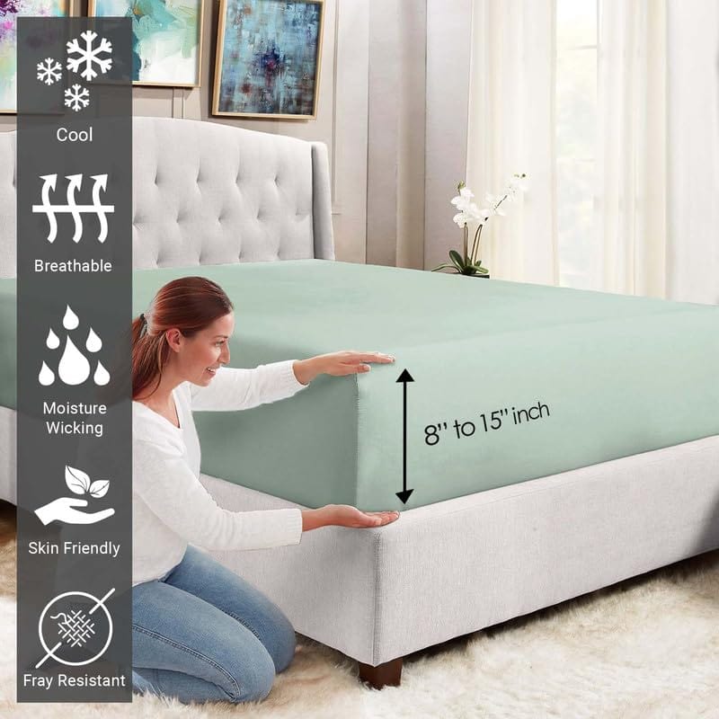 Sábana Ajustable King Pizuna Pure 100% -Espuma de Mar - Imagen 3