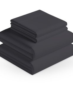 Juego de sábanas de 4 piezas Saaz Linen 100% algodón