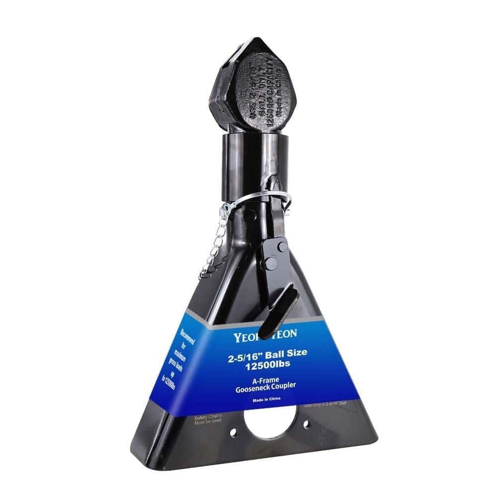 Acoplador de remolque de tipo A-frame con cuello de cisne