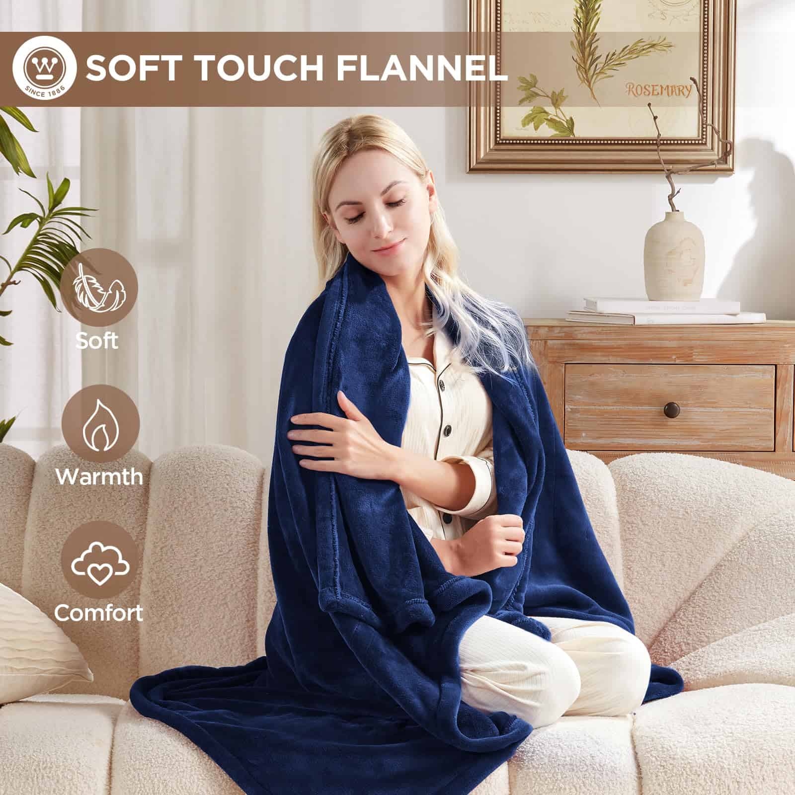 Manta Eléctrica Westinghouse, Mantita con 6 Niveles de - Imagen 4