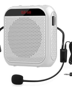 Amplificador de Voz Portátil con Micrófono con Cable