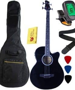 Bajo Acústico-Eléctrico Vizcaya de Tamaño Completo de 4