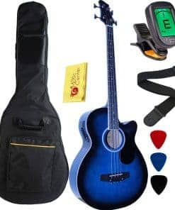 Bajo Acústico-Eléctrico Vizcaya de Tamaño Completo de 4