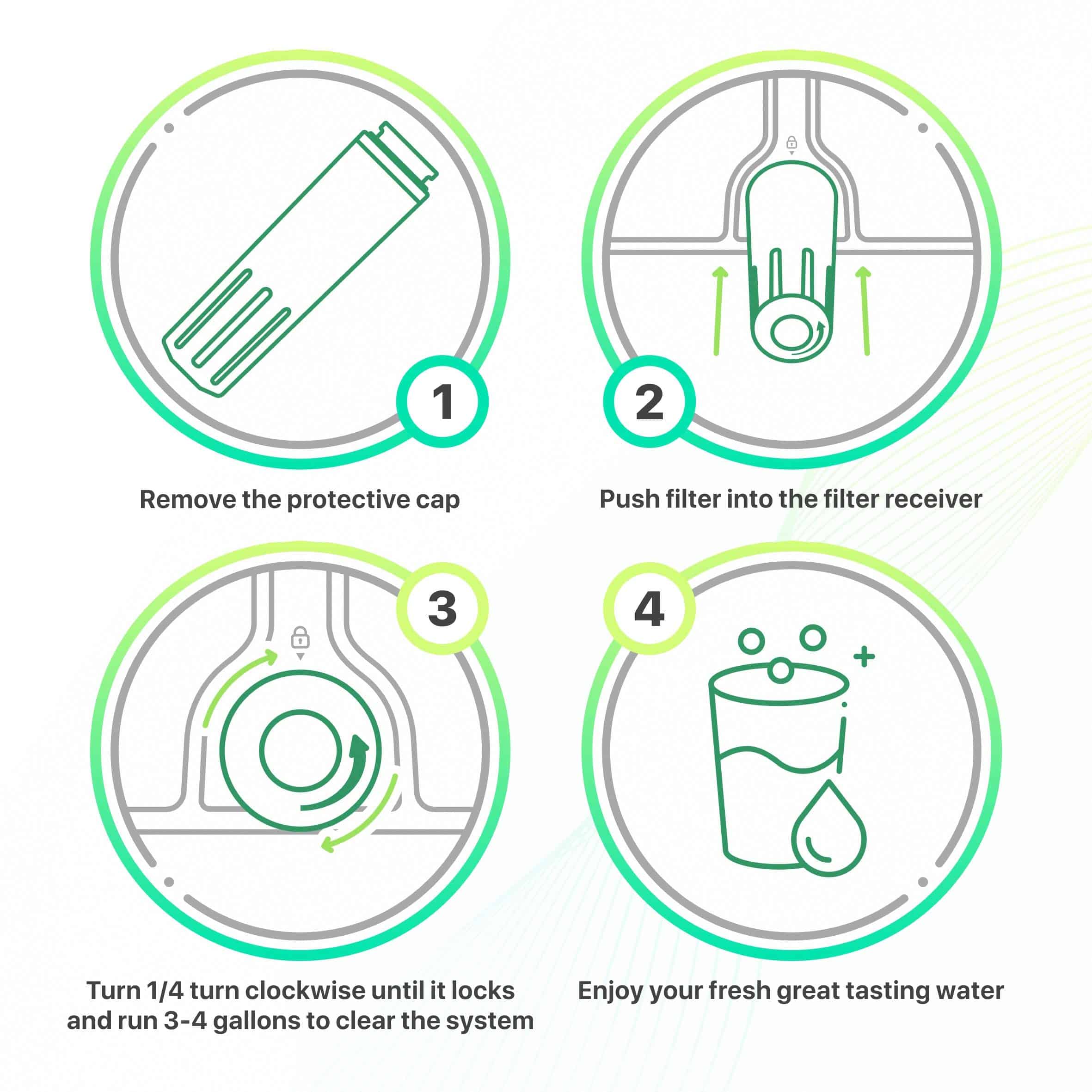 Wildberries UKF8001 Filtro de Agua para Refrigerador - Imagen 5