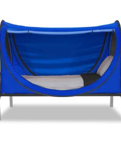Privacy Pop Eclipse Carpa para Cama - Queen/Azul