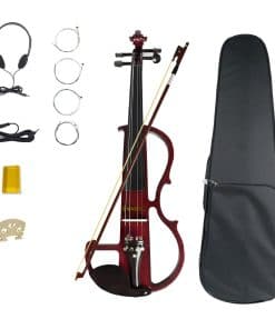 Violín Eléctrico ENNBOM para Principiantes 4/4 Ébano Violín