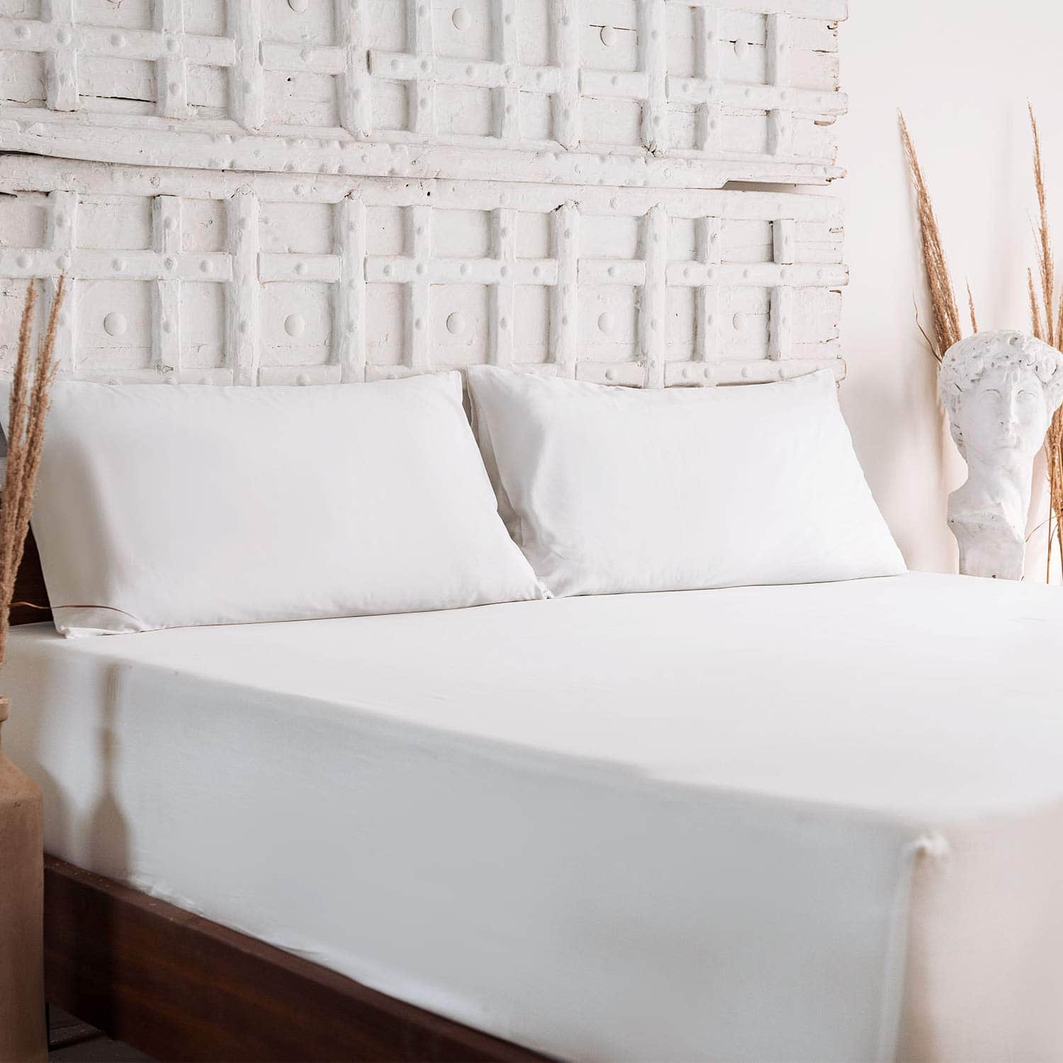 Craftsworth Sábana Ajustable de Algodón Egipcio 100% Tamaño