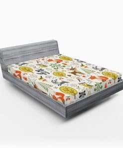 Sábana Ajustable Lunarable Animals, Bosque de Animales