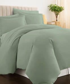 Juego de Funda para Edredón 100% Algodón Puro Twin Pizuna,