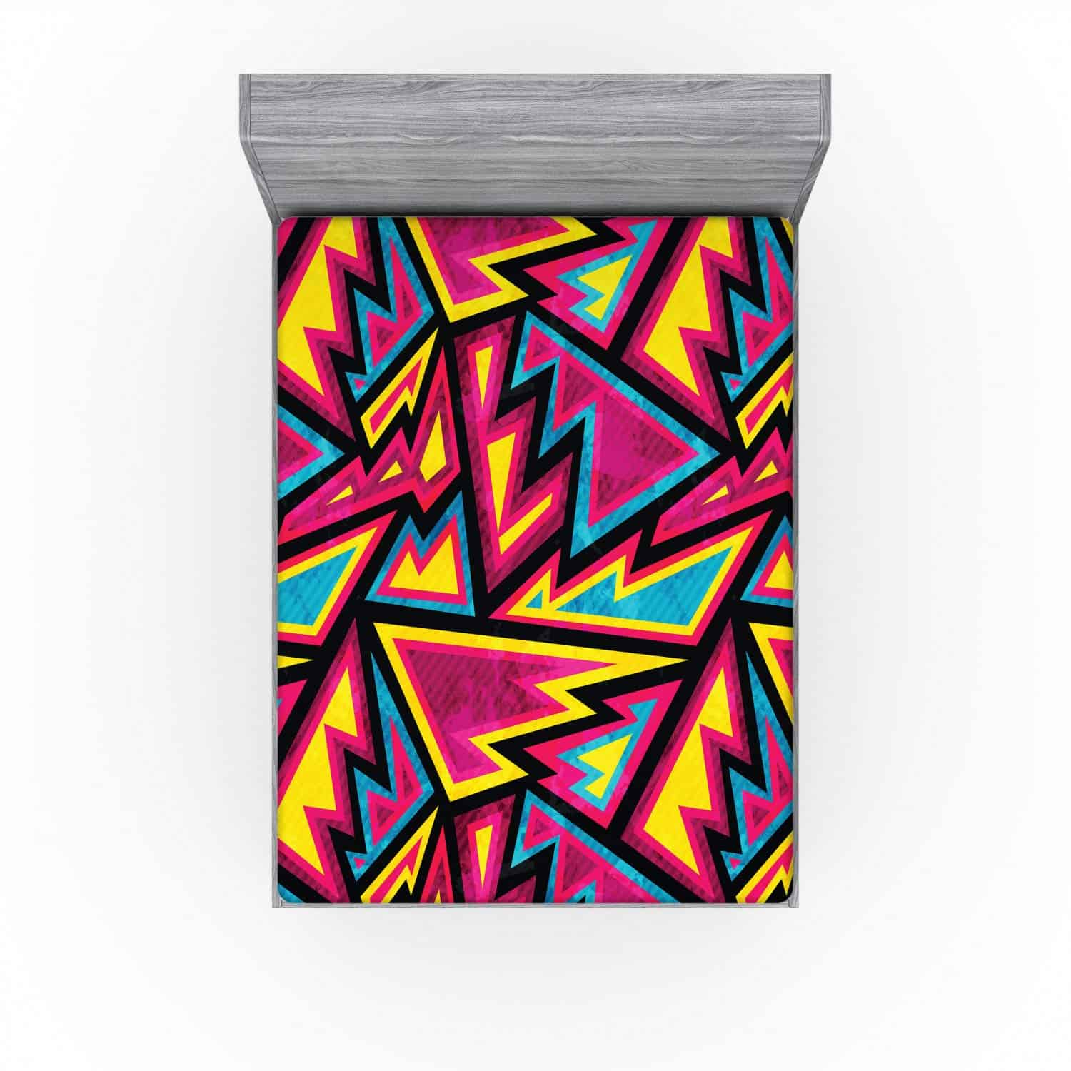 Sábana ajustable Lunarable Contemporary, Patrón geométrico - Imagen 3