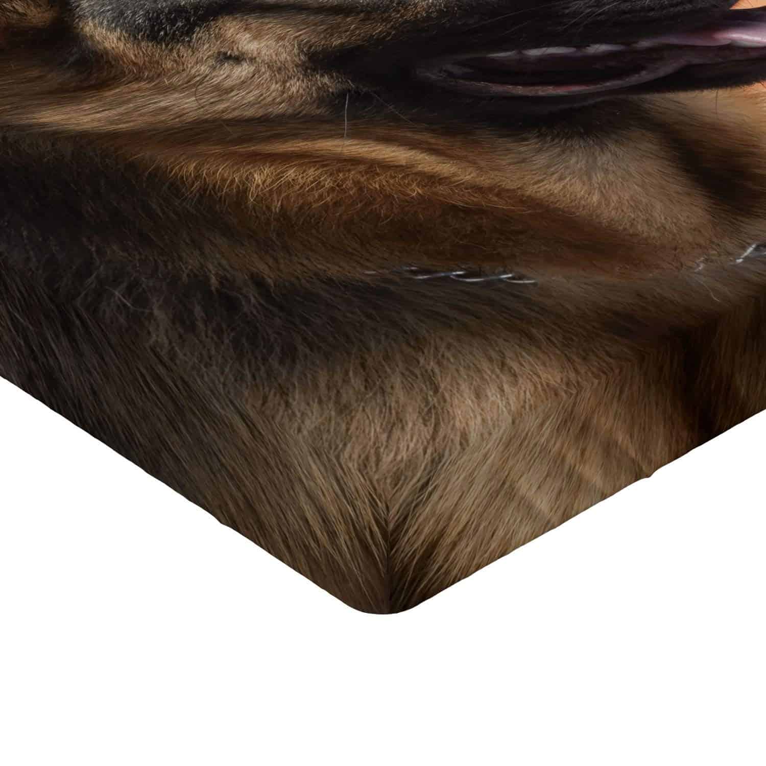 Sábana Ajustable Lunarable Pastor Alemán, Foto de Primer - Imagen 4