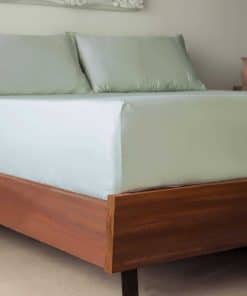 Craftsworth Sábana Ajustable 100% Algodón -Verde Claro