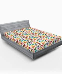 Sábana bajera para fiesta de dinosaurios Lunarable,