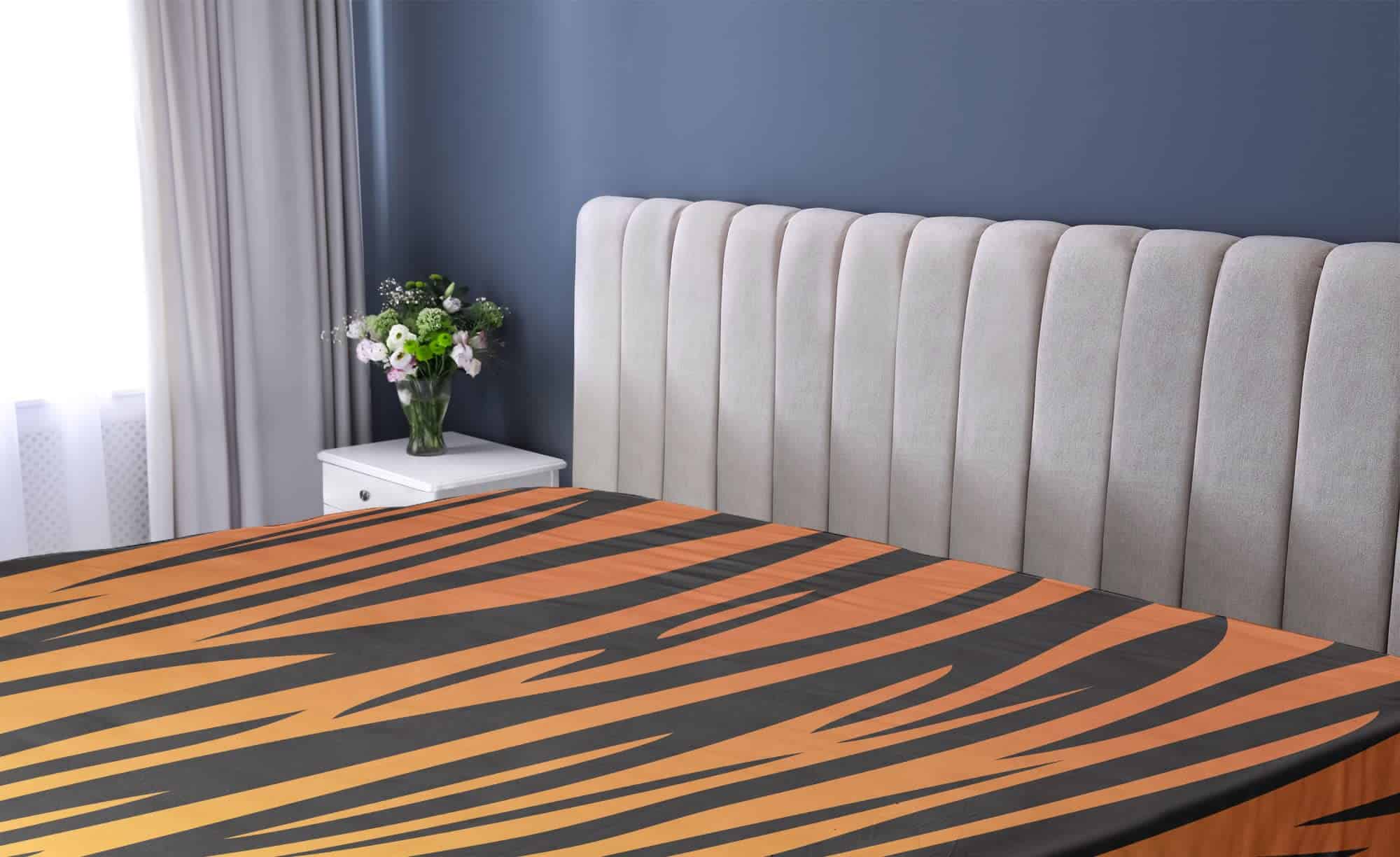 Lunarable Sábana Ajustable de Estampado Animal, Patrón de - Imagen 3