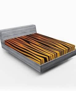 Lunarable Sábana Ajustable de Estampado Animal, Patrón de