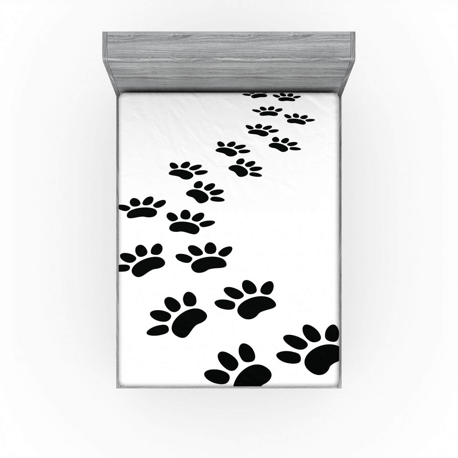 Sábana Ajustable Lunarable Animal, Ilustración de Huella de - Imagen 3