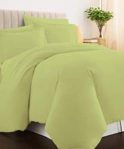 Set de Funda Nórdica Twin Pizuna Pure 100% -Verde Claro