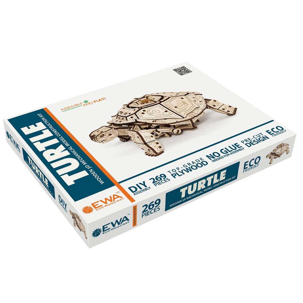 Rompecabezas en 3D para Adultos Kit de Modelo de Tortuga de - Imagen 6