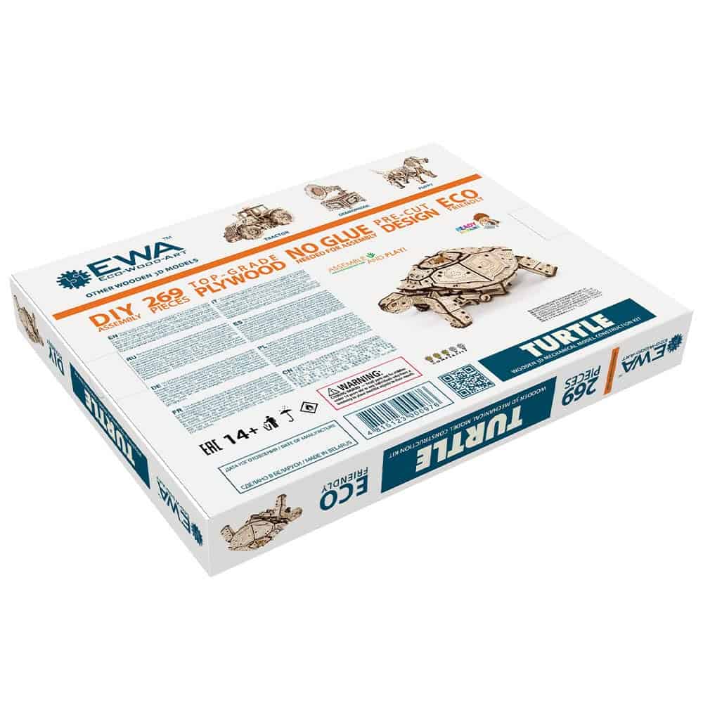 Rompecabezas en 3D para Adultos Kit de Modelo de Tortuga de - Imagen 7