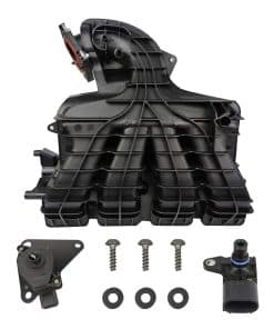 Multiple de admisión con válvula de control de corredor y