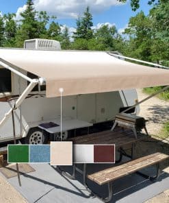 Toldo de sustitución de tela para RV Estándar de vinilo de