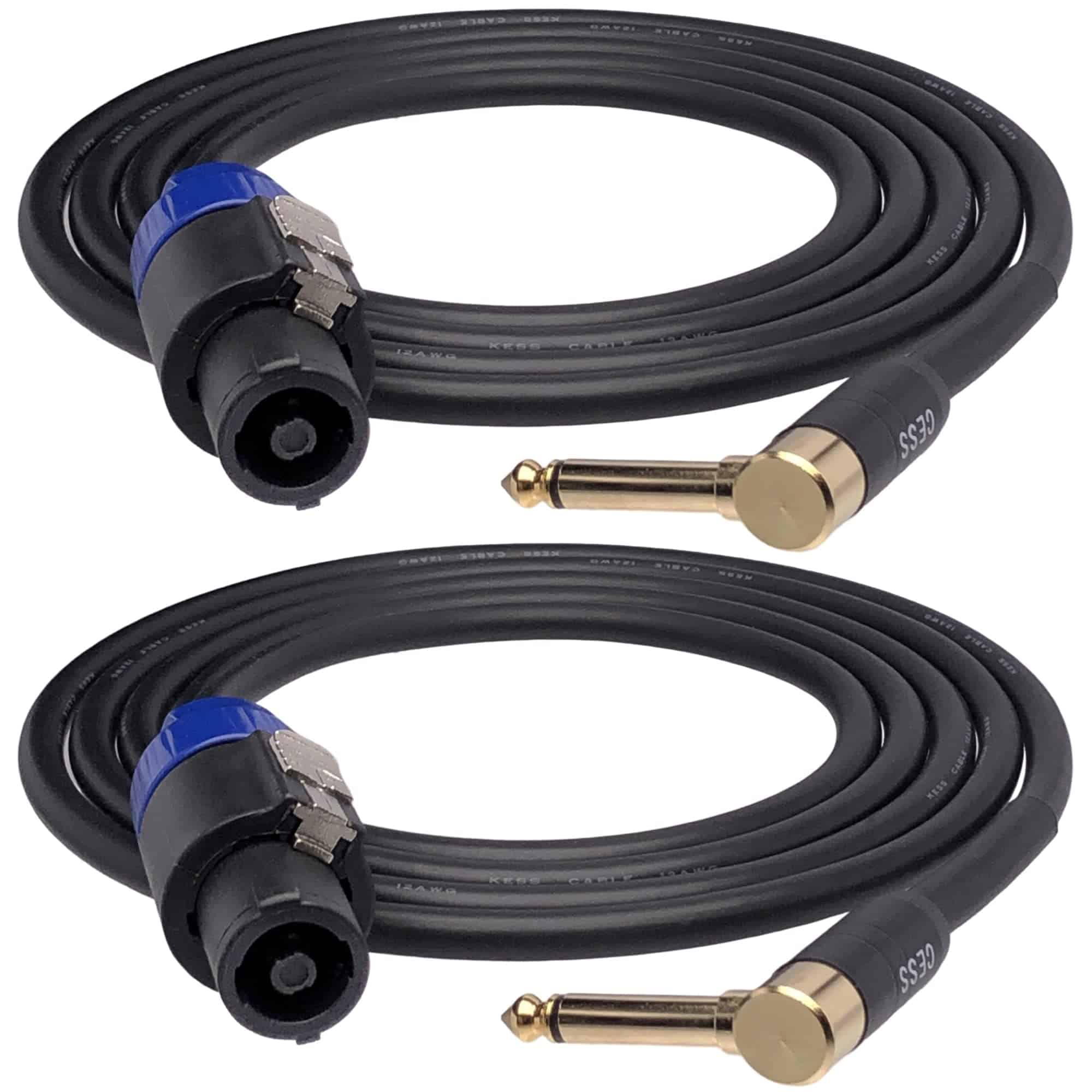 Cable CESS-133-6f de ángulo recto de 1/4 de pulgada TS a - Imagen 3