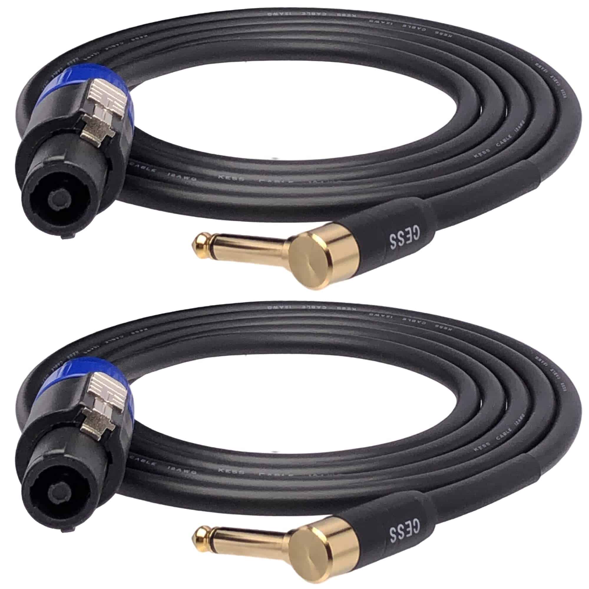 Cable CESS-133-6f de ángulo recto de 1/4 de pulgada TS a - Imagen 10