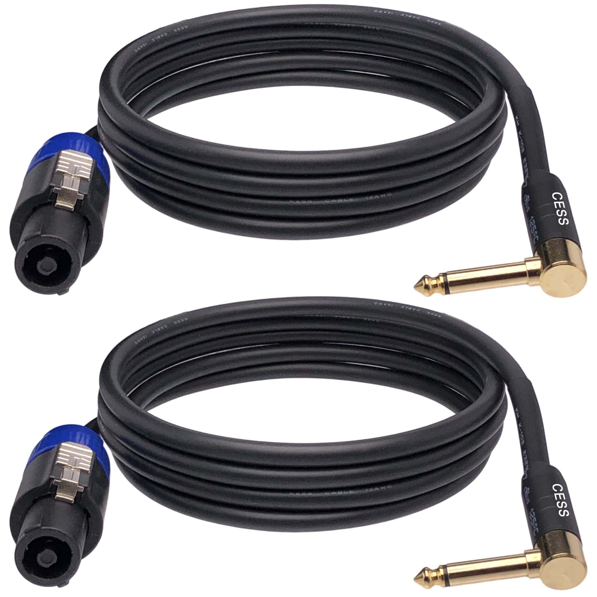 Cable CESS-133-6f de ángulo recto de 1/4 de pulgada TS a - Imagen 5