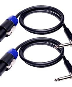 Cable CESS-133-6f de ángulo recto de 1/4 de pulgada TS a