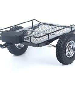LCX Racing 1/10th RC Crawler Car Heavy Duty Metal Trailer