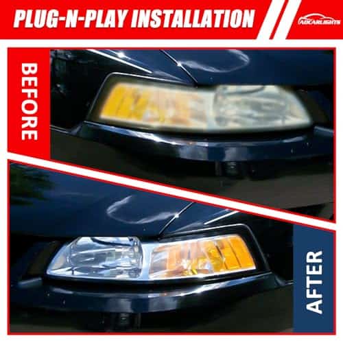 Faros Compatibles con Ford Mustang 1999 2000 2001 2002 2003 - Imagen 5