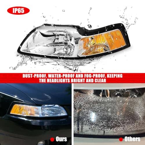 Faros Compatibles con Ford Mustang 1999 2000 2001 2002 2003 - Imagen 7