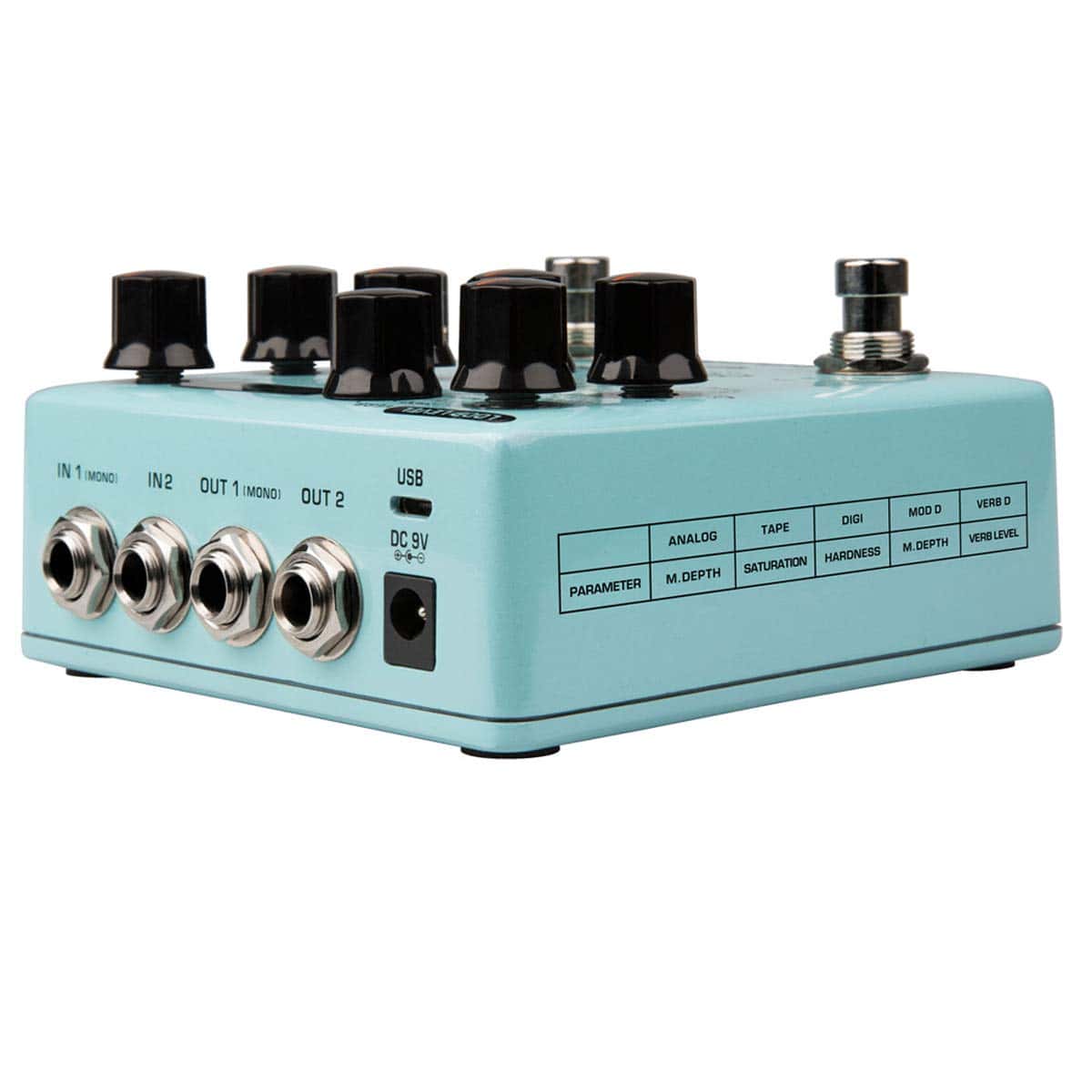 Pedal de Delay Estéreo NUX Duotime con Tiempo - Imagen 5