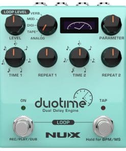 Pedal de Delay Estéreo NUX Duotime con Tiempo