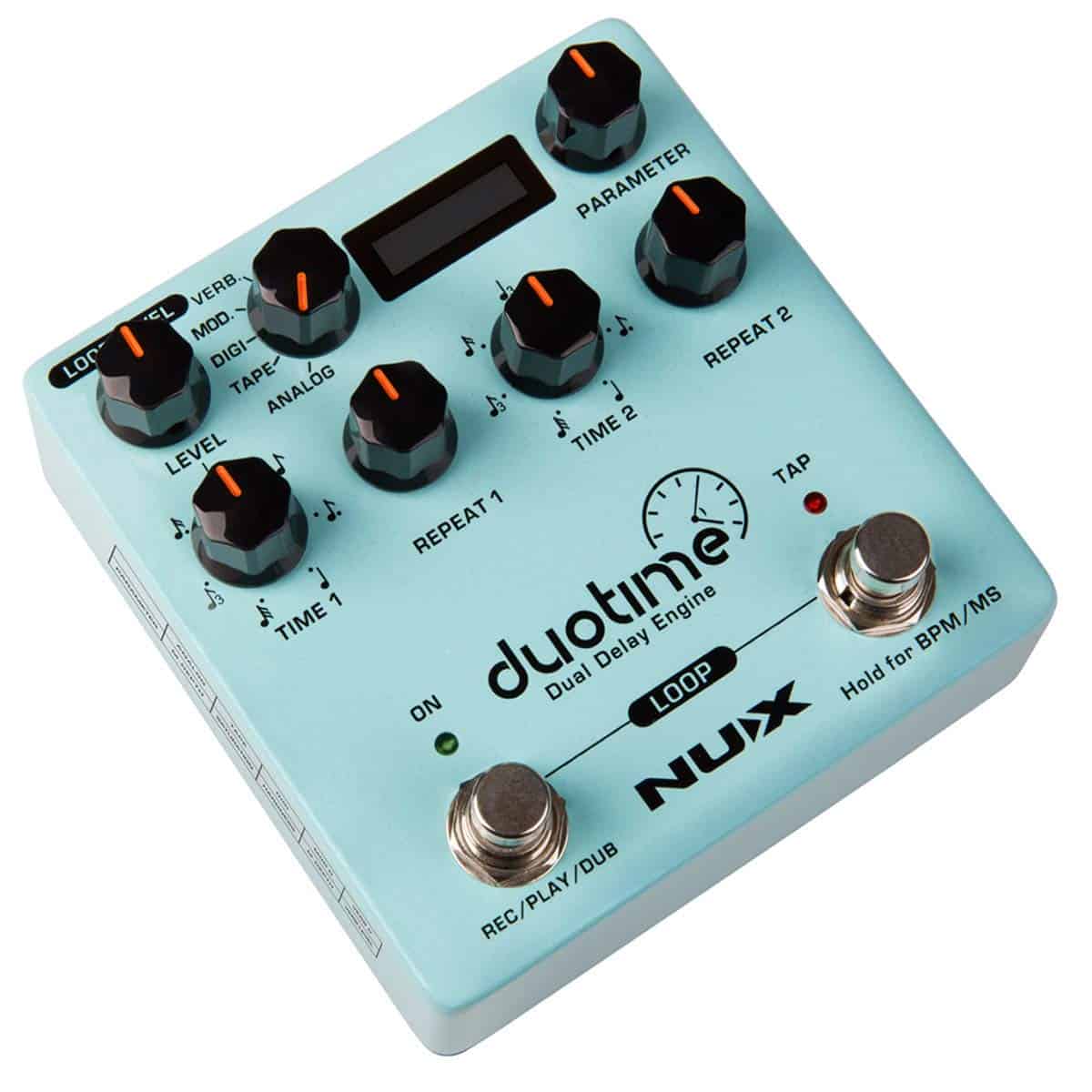 Pedal de Delay Estéreo NUX Duotime con Tiempo - Imagen 3