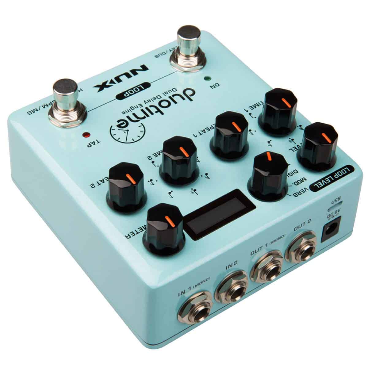 Pedal de Delay Estéreo NUX Duotime con Tiempo - Imagen 4
