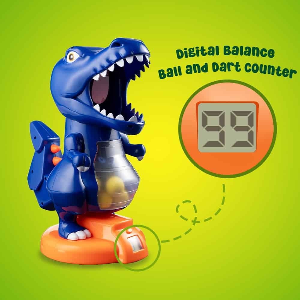Juego de Dinosaurios para Niños con Lanzador de Bolas y - Imagen 5