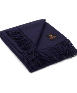 Manta de Lana de Baby Alpaca 100% Ligera en Color Sólido