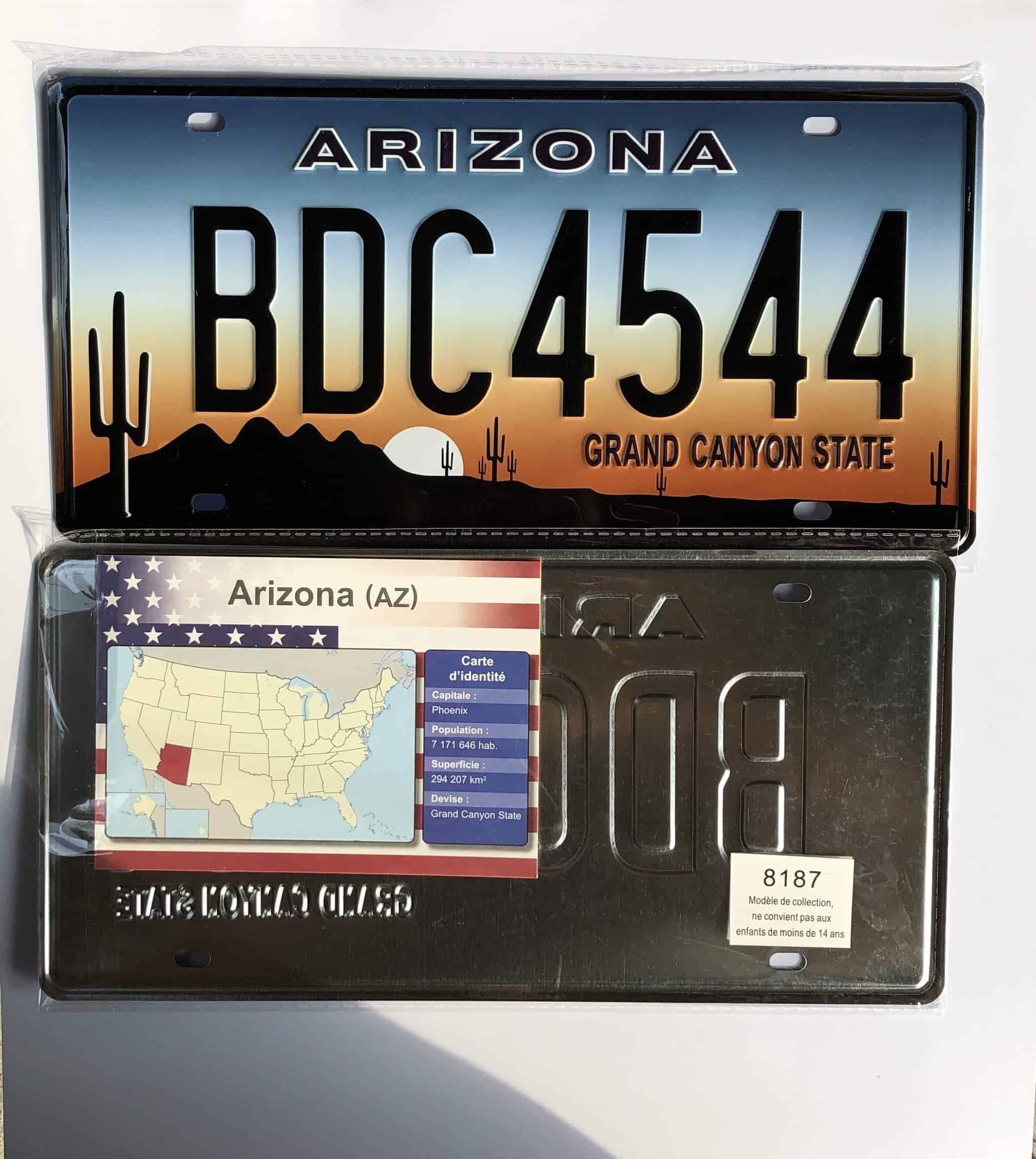 Set de 50 Placas de Matrícula de los 50 Estados de los - Imagen 3